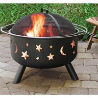 Landmann USA 28345 Stars Moon Big Sky Fire Pit